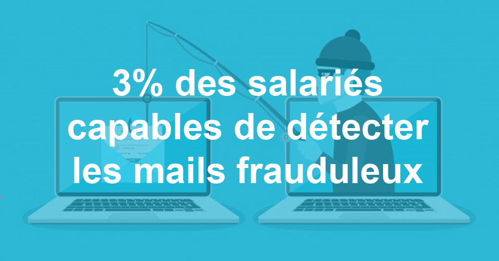 3% des salariés capables de détecter des emails frauduleux