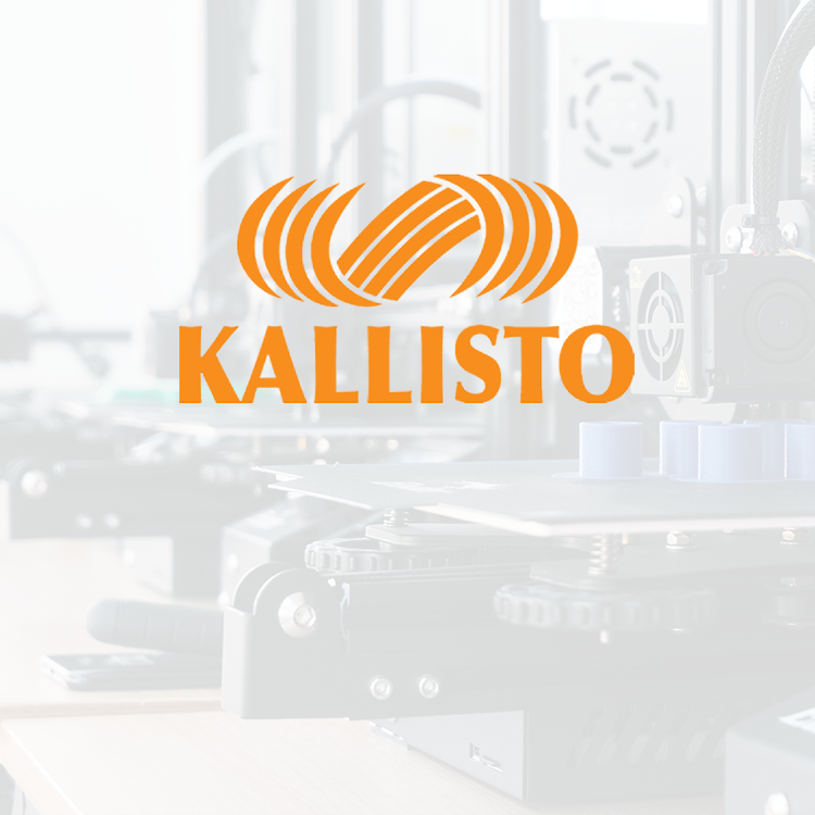 Logotype orange sur une image d'une imprimante 3D